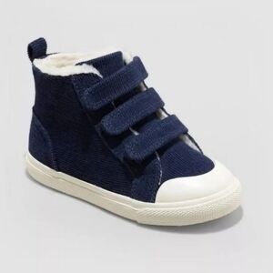Cat & Jack Toddler Boys' Roman Corduroy Sneakers - Navy New Size 9